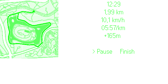Big layout: large route map
